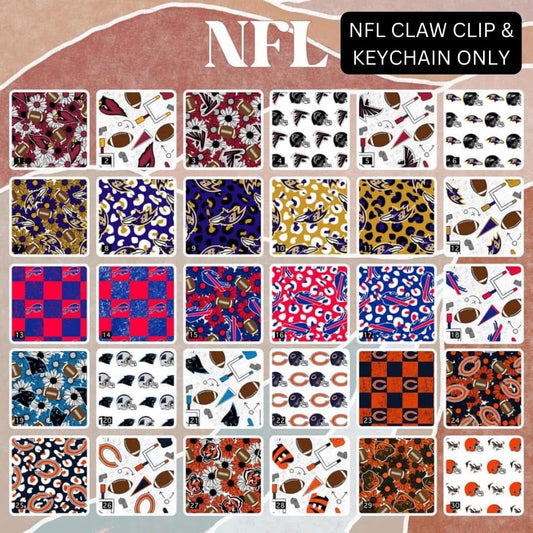 MINI nfl claw clip