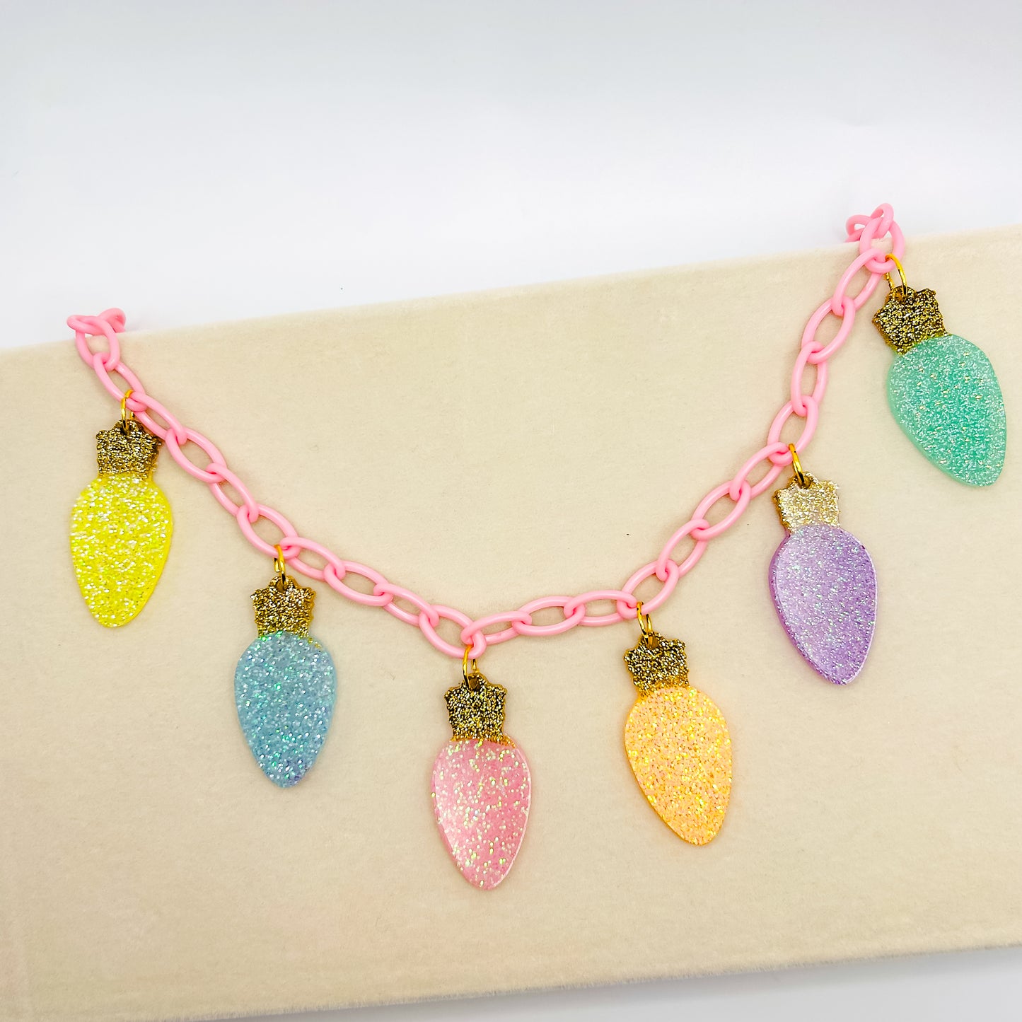 Pastel lights necklace